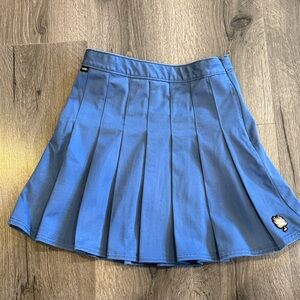 💜Vans Blue Pleated Women's Skirt Preppy Modern Old Money Skateboard Grunge Girly